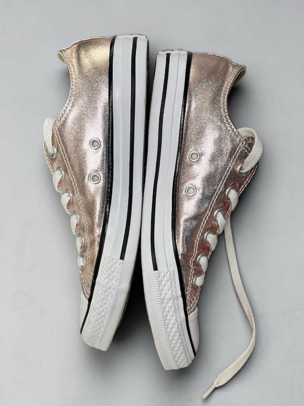 Converse Chuck Taylor All Star Rose Quartz Metallic Low Top Women’s 8 - Picture 11 of 11